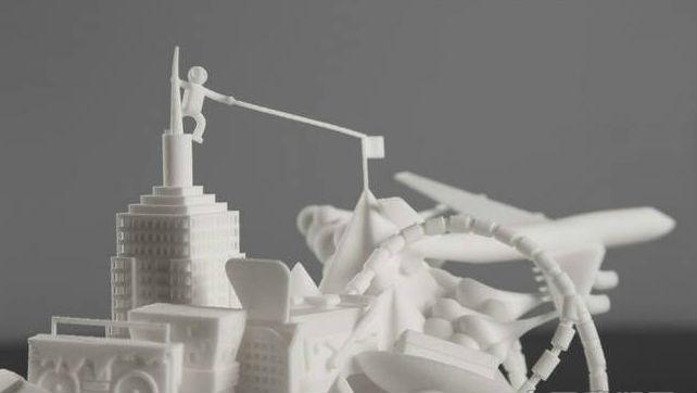 3D雕塑：耐克空军一号运动鞋