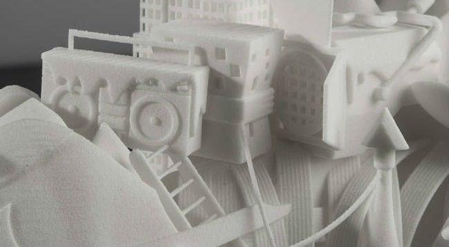 3D雕塑：耐克空军一号运动鞋